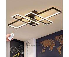 GLokpp Lampara techo lampara Salon techo lamparas Plafoniera a LED Creativo, Moderno soffitto Geometrica Luce dimmerabile da Letto lampadario a Distanza Studio Soggiorno plafoniere