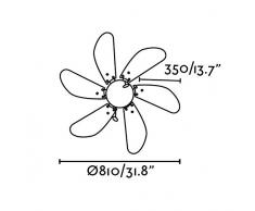 Ventilatore a Soffitto Lorefar 33186 Modello Palao