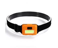 Torcia Frontale LED, Lampada Frontale LED, Torcia da Testa, Lampada da Testa a LED, Luce di Testa per Bambini, Lampada da Testa Leggera, Torce Frontali a Batteria, Torcia Frontale LED Impermeabile