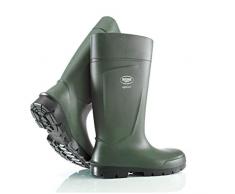 Stivali di Sicurezza di qualità per Uomini, Punta y Suola in Acciaio, per lagricoltura, la Luce, Resistente allolio, Verde, EU 47