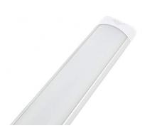 PLAFONIERA LED 40W WATT LUCE FREDDA 120CM SLIM SMD SOFFITTO 220V LAMPADA SILVER