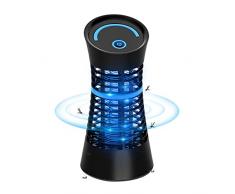 Lampada Antizanzare Elettrica, Zanzariera Elettrica con Spazzola per la Pulizia, Efficace Contro 30m² Trappola per Zanzare Repellente Che Riduce Efficacemente Gli Insetti Volanti per Uso Interno