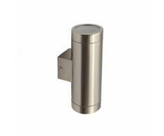 Portalampada Applique da parete esterno IP44 doppio attacco GU10 - Kanlux