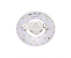 Circolina LED Ricambio Al Posto Della Lampada Neon Trasforma La Plafoniera A LED, Modulo Circolare Ultra Slim Luminoso Lampadina Circolare Led 240V (Luce naturale 4000K, 16W)