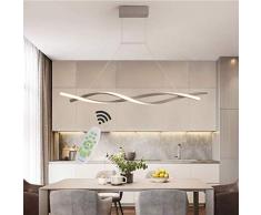 Lampadari Moderni Cucina LED Lampadario a Sospensione, LED Lampadario Dimmerabile Tavolo da pranzo Sala da pranzo Soffitto Lampada Altezza regolabile Plafoniera Soggiorno Cameretta Bagno Bar Luce