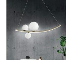 Altalena Lampada a sospensione con led integrato (Oro)