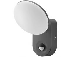 Adviti RIOLIT Lampada da Esterno con Sensore di Movimento 15W 1100lm IP65 4000K (Grigio)