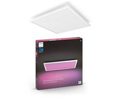 Philips Hue White and Color Ambiance Surimu, Plafoniera LED Smart, Bluetooh, 60 W, Base Quadrata, 16 Milioni di Colori