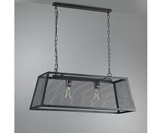 Onli Oscar Lampada a Sospensione E27, Nero, 78 x 30 x 120 cm