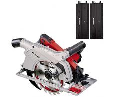Einhell sega circolare manuale te-CS 190 Kit (1500 W, max. 66 mm, sägeblattø 190 mm, 24 denti; LED per sega posti illuminazione, Adattatore di aspirazione, binario di guida)