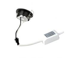 faretti led interno piccoli 3W faretto led da incasso per cartongesso 3000K Faretto da incasso Tondo Mini spot Alimentato 220V/230V AC