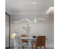 LED Lampada a sospensione Tavolo da pranzo Lampadario Dimmerabile Spiral Design Lampade Sala da pranzo Lampada da tavolo da pranzo con Telecomando Lampadari Sala da pranzo per Soggiorno Cucina Ufficio