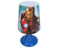 PELLECCHIA COLORI Lampada da Tavolo Marvel Avengers - 18 cm - Blu