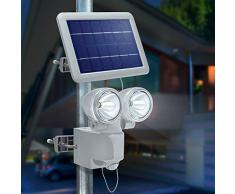 Esotec, Set di faretti a energia Solare con rilevatore di Movimento 230 Lumen
