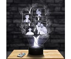 Lampephoto.fr - Lampada fotografica personalizzata su plexiglass, oggetto fotografico personalizzato, regalo donna compleanno, regalo migliore amica, Idea regalo di Natale, regalo simpatico matrimonio