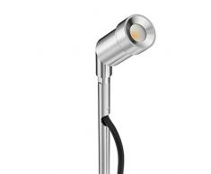 Parlat LED Faretto da giardino Spico con picchetto interrabile da esterno, IP44, 68lm, bianca fredda