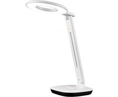 Paperang Lampada da Scrivania a LED, Lampada Ricaricabile per la Protezione Degli Occhi a Risparmio Energetico con 3 Modalità di Illuminazione, Adatta per Leggere, Studiare, Ufficio di Notte