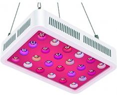 Lampada Coltivazione, 600W LED Coltivano la Luce per Piante da Interno UV&IR Full Spectrum Luci per Piante con Veg & Bloom Channel, Lampada per piante Herb Flower Growing