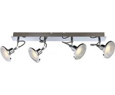 Globo LED Aaron Lampada da soffitto, Cromo