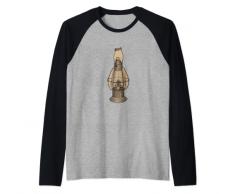 Lanterna a olio di carbone vintage con uno stile retrò Maglia con Maniche Raglan