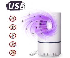 Thysong Lampada Antizanzare UV per Zanzare e Insetti con USB Nessuna Sostanza Chimica Atossica Inodore Mosquito Killer