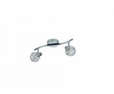 Philips Lighting 558121110 Hosta, Plafoniera Barra Spot 2 Luci, Cromo