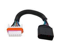 Accessori per Veicoli, Cablaggio del Faro 955 631 239 11 Cablaggio del Faro Anteriore Sinistro/destro Xenon Compatibile con Porsche Cayenne 2003-2006