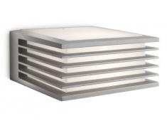 Philips Shades Lampada da Parete da Esterno, Alluminio Grigio, Lampadina RE 15 W Inclusa