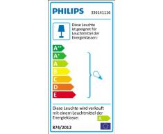 Philips Mindful Lampada da Parete in Vetro, Lampadina RE 16 W Inclusa, Cromo
