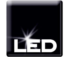 Reality Leuchten Reality R42292107 Spock Piantana, 1x20 W, 1x5 W, Nichel, 180 cm SMD LED, 20 W, 180 x 25.4 centimeters