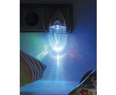 Lunartec - Luce LED da notte fotosensibile, luce multicolore