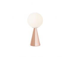 Fontana Arte Bilia Mini Lampada da Tavolo A Luce Diffusa By Gino Ponti - Rame Lucido