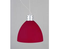 Brilliant 76770/71 - Lampadario Tibo, colore: Titanio/Rosso