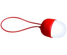 Lexon LH44R5 Clover - Lampada da tavolo rossa