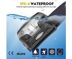 Lampada frontale USB 1200 Ah Super Potente Sensore di movimento + Cavo USB MARCA Jigging Planet® per l' escursionismo, la pesca, soigneur animali lavorare su dei annimaux con le mani libere, con la sua azione a Detection di movimento,