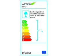 Lampadario di Cristallo - CEE: A++ a E, LED, Ø50cm, GU10, Rotondo, Moderno, Cristalli a Goccia - Lampada da Soffitto, a Sospensione, da Soggiorno, Salotto, Camera da Letto, Corridoio