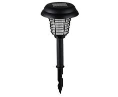 Green World LED Solar INSETTICIDA – ad energia solare Solar Outdoor Lampada, 2 in 1 repellente per le zanzare distruggi documenti e giardino della lampada