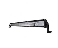 SKYWORLD Barra luminosa LED 42 pollici 107 cm 540 W, 12V-24V 6000K 7D LED Barra luminosa di guida a fascio di riflettori, lampada da lavoro a fascio largo per fuoristrada ATV UTV SUV