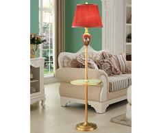 MJSM Lampada a piantana Retro Lampada da Terra Camera da Letto Soggiorno con caffè Tavolo Terra Nordic Light Studio Minimalista di Lettura Lampada da Terra Decorazione della casa Lampada da Terra