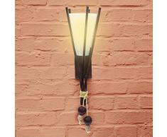 Relaxdays Lampada da parete modello fiaccola
