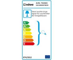 Naeve Leuchten 7024923 - Lampadario a sospensioneYoung Living, diametro: 45 cm, altezza: 110 cm, materiale: plastica