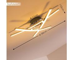 Lampada da soffitto LED Design Moderno- Luce bianco caldo ideale come Plafoniera Soggiorno- Plafoniera LED Barre Luminose mobili