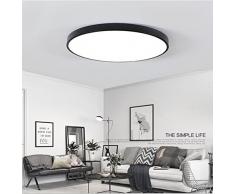 Plafoniere Rotonde Led : Plafoniere rotonde color nero da acquistare online su livingo