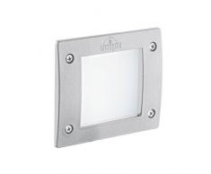 Lampada da incasso con 1 luce Ideal Lux modello LETI SQUARE FI1 BIANCO