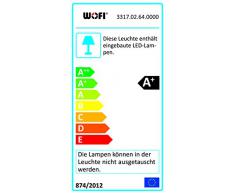 WOFI, Lampada a piantana a 2 bracci, a LED, serie Vitro