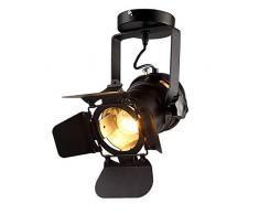 Hobaca® 220V E27 L31 * W17 * H35 cm loft soffitto Spot LED faro quadro lampade da soffitto lampada casa illuminazione 48