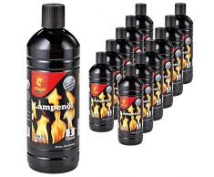 12 litri (12 X 1 litro) Flash lampada olio petrolio lampada da giardino fiaccola olio