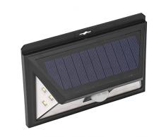 Shipenophy Luce solare di sicurezza, applique solare a risparmio energetico con viti per giardino