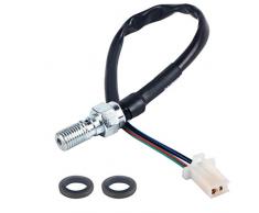 Interruttore freno idraulico, interruttore luce pressione freno idraulico moto M10x1. 25 Pompa idraulica del tubo flessibile dellolio per motocicli(Testa dritta)