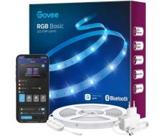 Govee Striscia LED 10 Metri, Bluetooth RGB LED Striscia Dimmerabile Colorati Controllo App